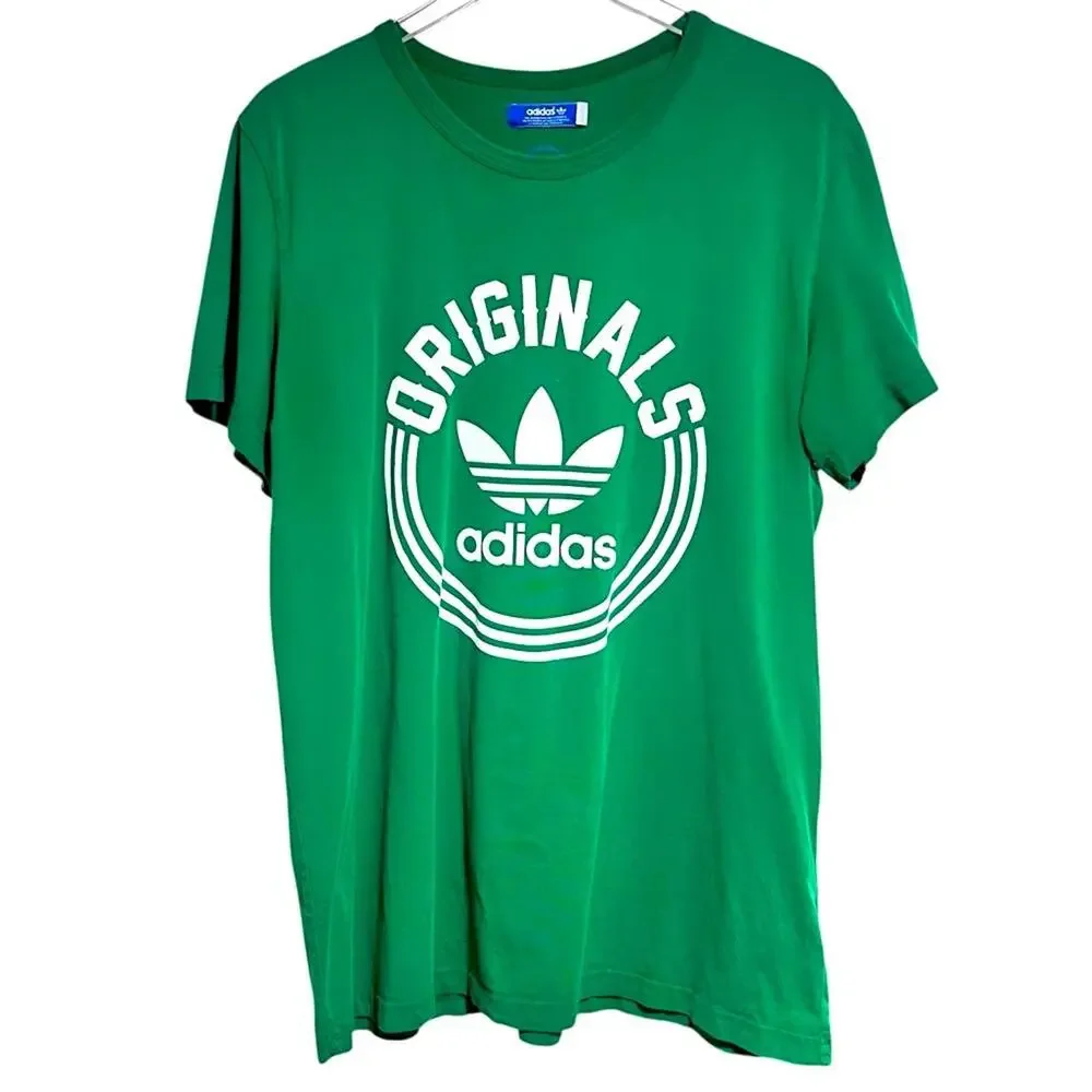Adidas Stan Smith Graphic Tee Leaf Originals Vintage Style Men’s XL Emerald